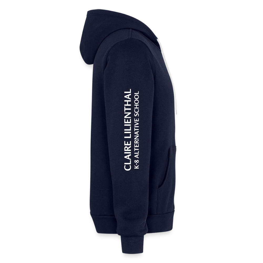 Adult Full-zip Hoodie - CL Navy 💙 Heart - navy
