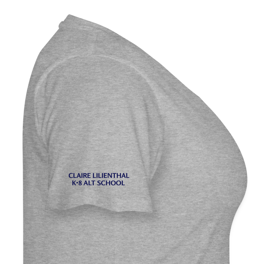 Womens Full-figured Shirt - CL Gray - heather gray