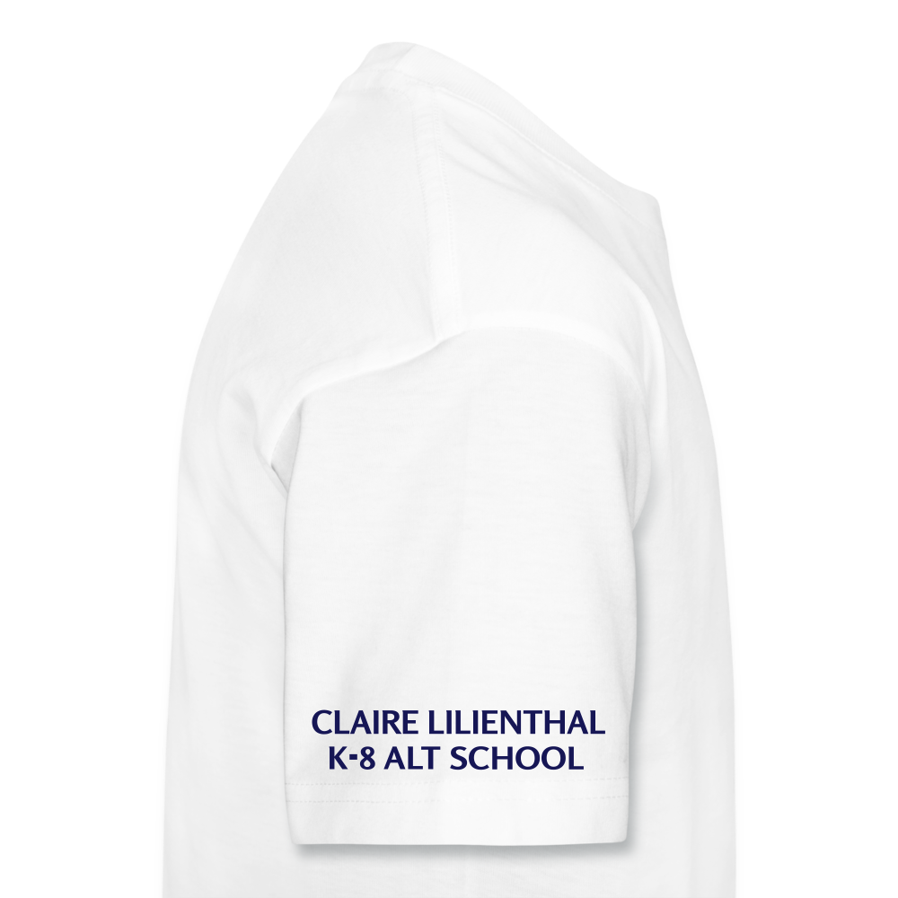 Kids Organic T-shirt - CL White 💙 Heart - white