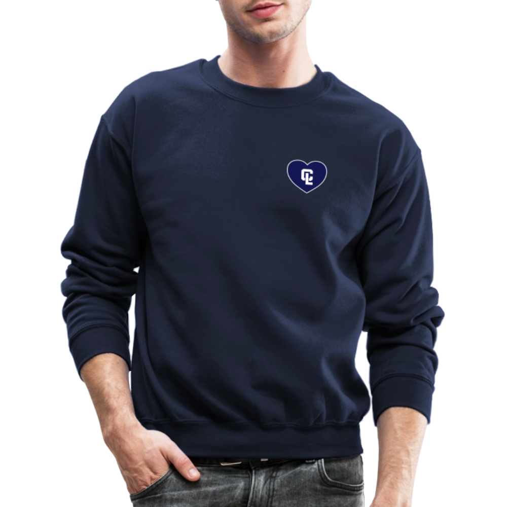 Adult Sweatshirt - CL Navy 💙 Heart - navy