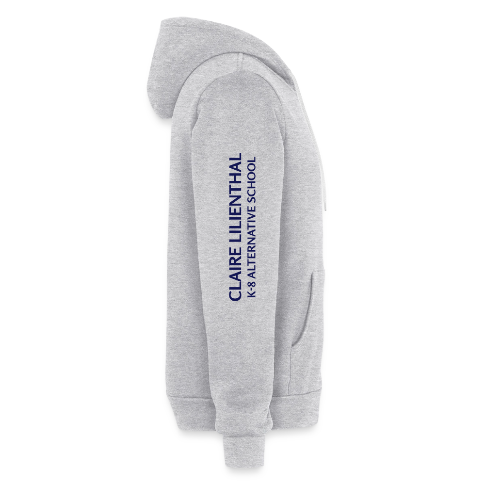 Unisex Full-zip Hoodie - CL Gray - Coach Kevin - heather gray
