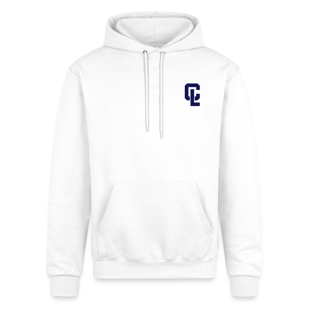 Adult Hooded Sweatshirt - CL White - white