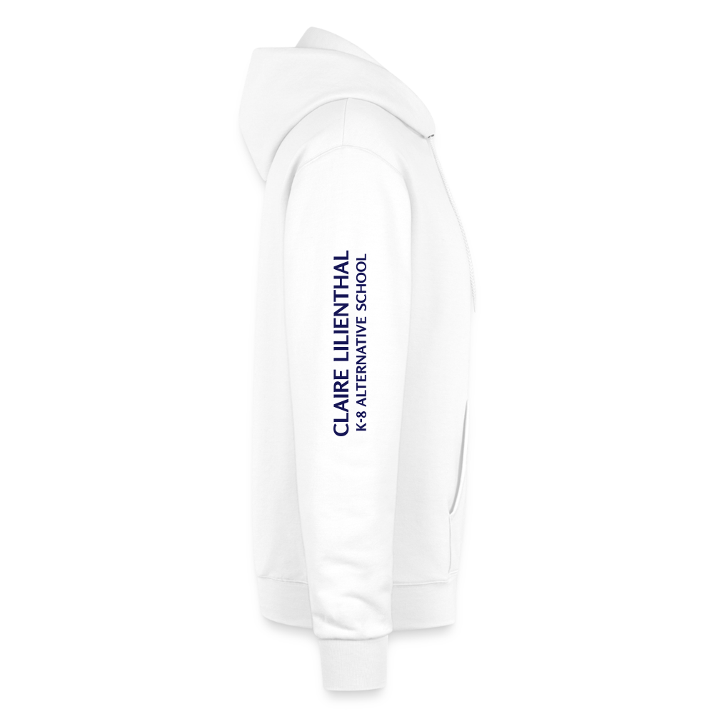 Adult Hooded Sweatshirt - CL White - white