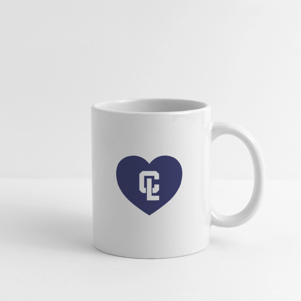 Mug - CL White 💙 Heart - white