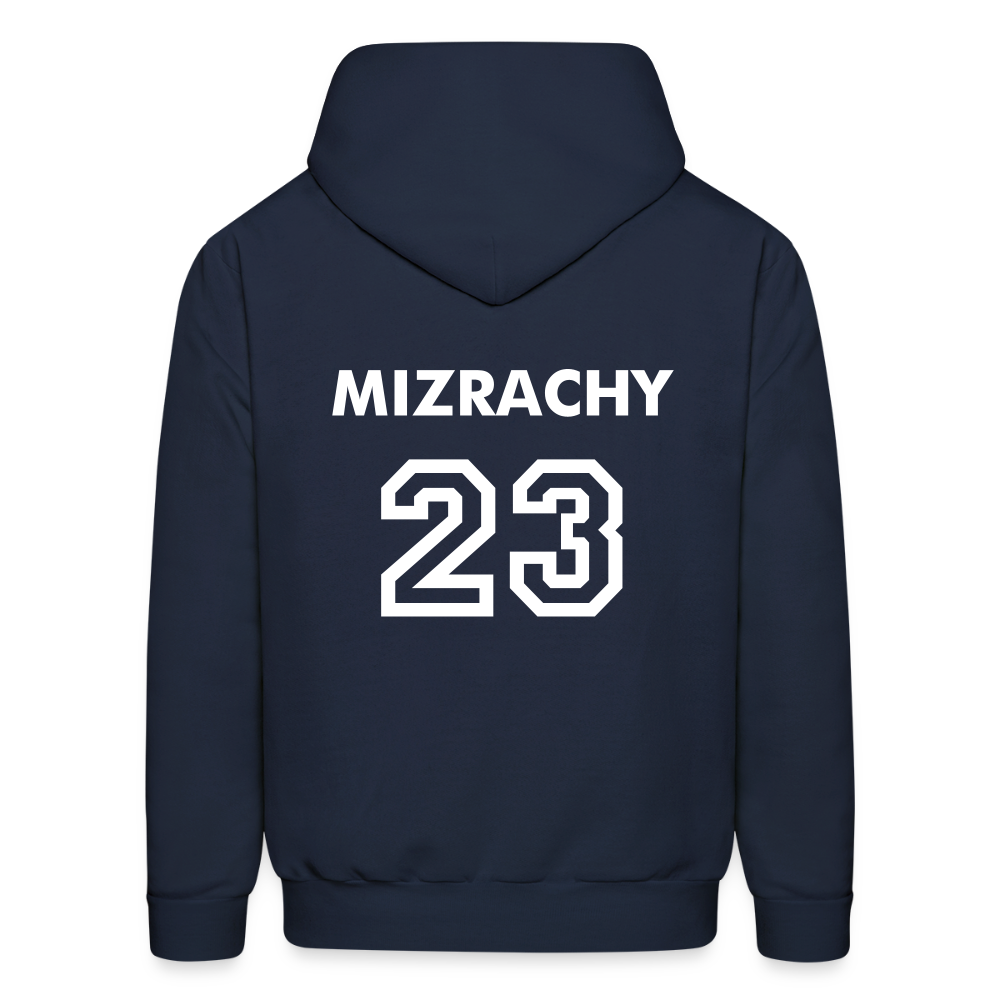 Adult Hooded Sweatshirt - Basketball - Mizrachy - navy