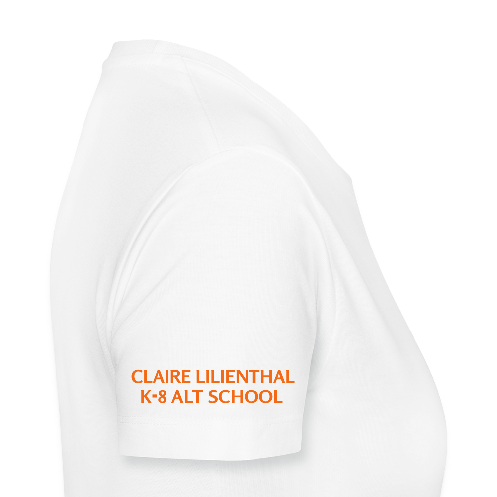 Womens Organic T-Shirt - VALUES White - white