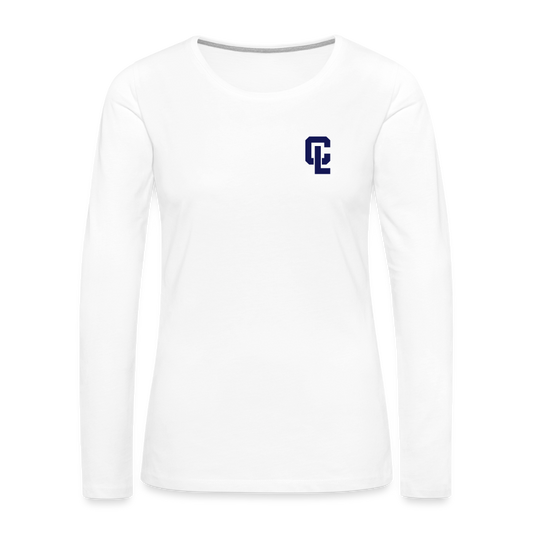 Womens Long-sleeve shirt - CL White - white