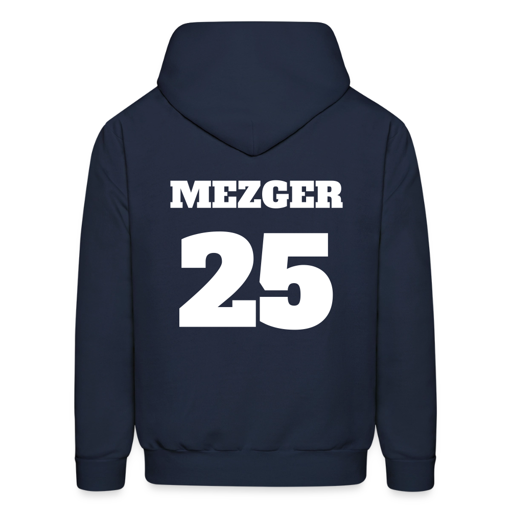 Adult Hooded Sweatshirt - Track - Mezger - navy