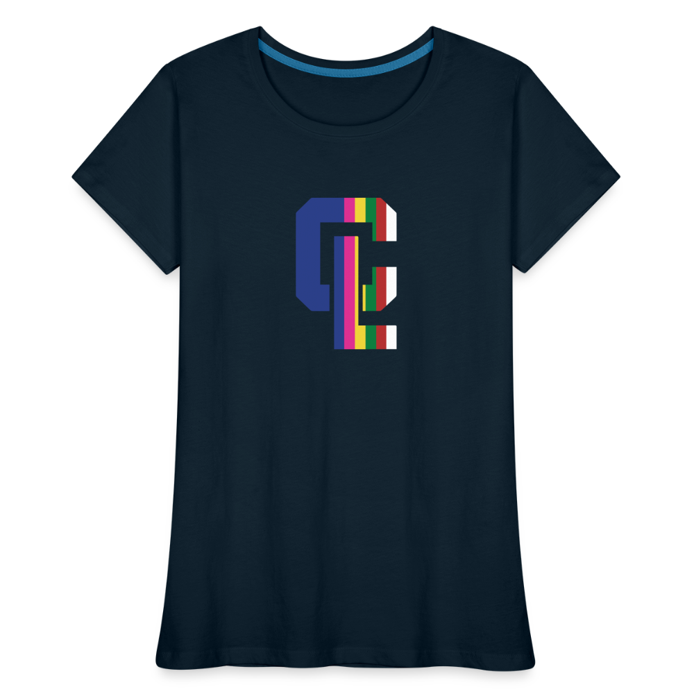 Womens Organic T-Shirt - CL Saekdong - deep navy