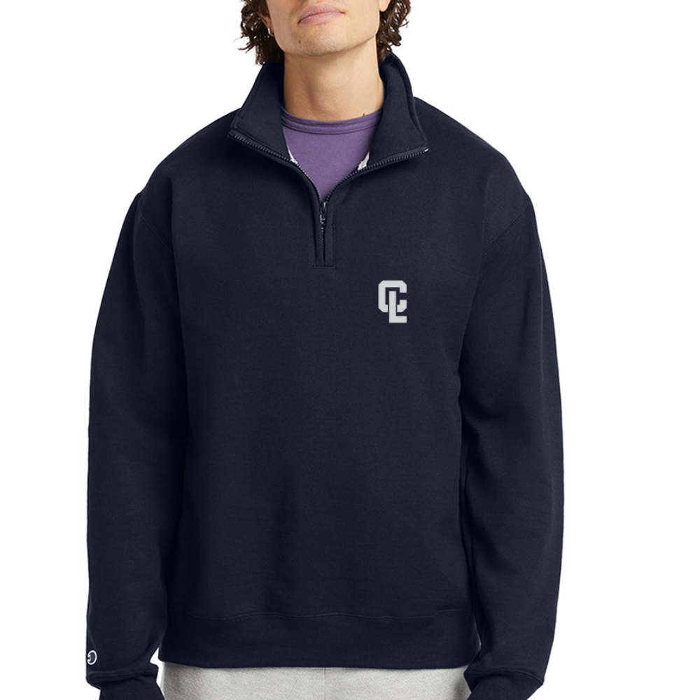 Adult Quarter-zip Fleece - CL Navy - navy