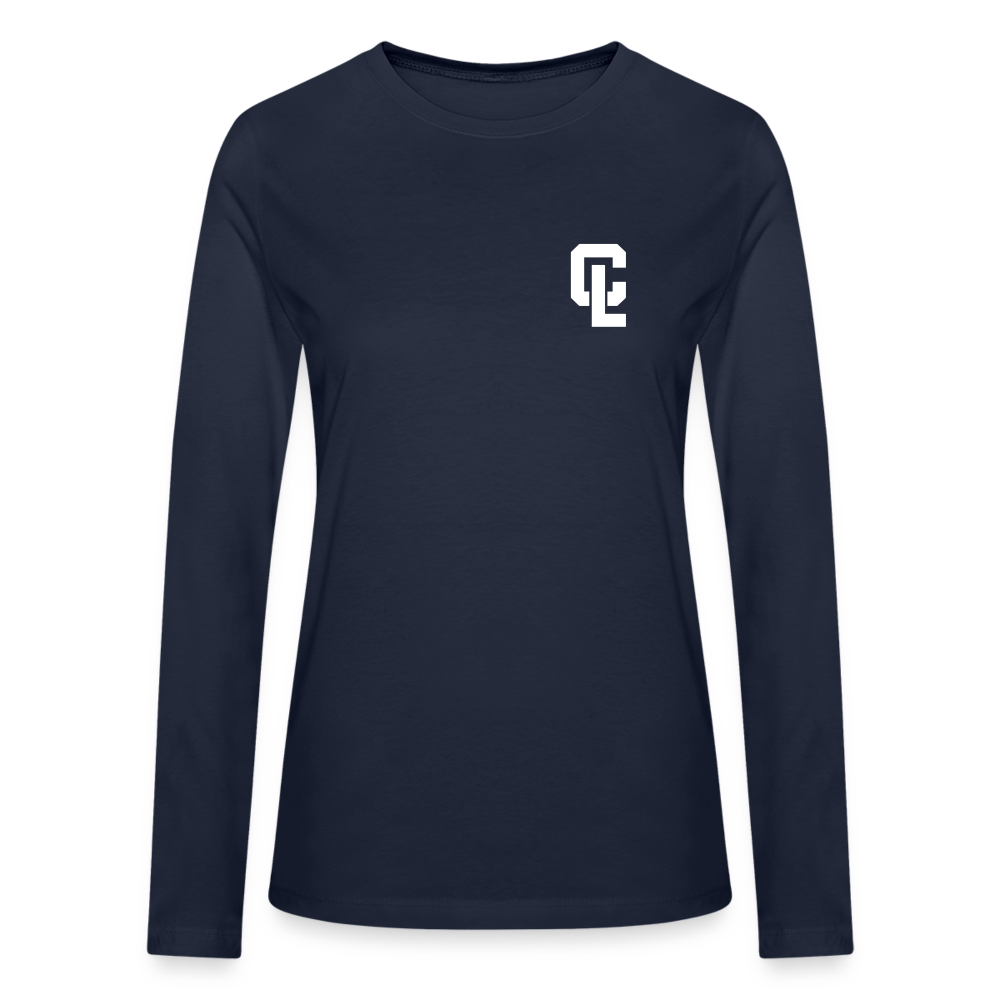 Womens Long-sleeve Shirt - CL Navy - navy