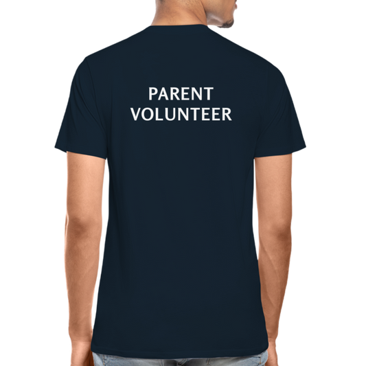 Mens Organic T-Shirt - CL Navy - Parent Volunteer - deep navy