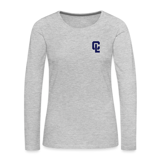 Womens Long-sleeve shirt - CL Gray - heather gray