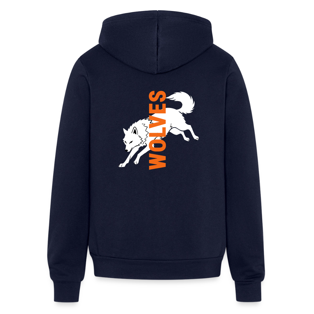 Adult Full-zip Hoodie - CL WOLVES Navy - navy