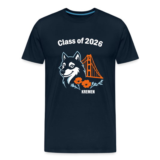 Adult T-shirt - Class of 2026 - KREMEN - deep navy