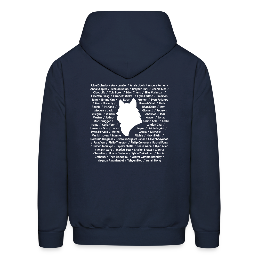 Adult Hooded Sweatshirt - Class of 2026 - Personalized - navy