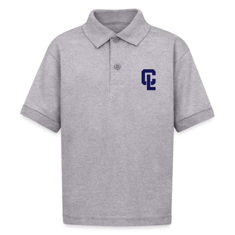 Kids Jersey Polo - CL Grey - heather gray