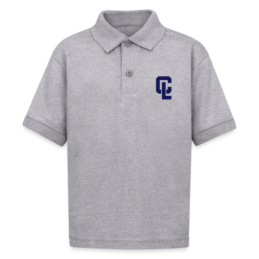 Kids Jersey Polo - CL Grey - heather gray