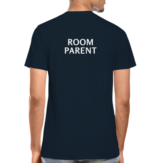 Mens Organic T-Shirt - CL Navy - Room Parent - deep navy