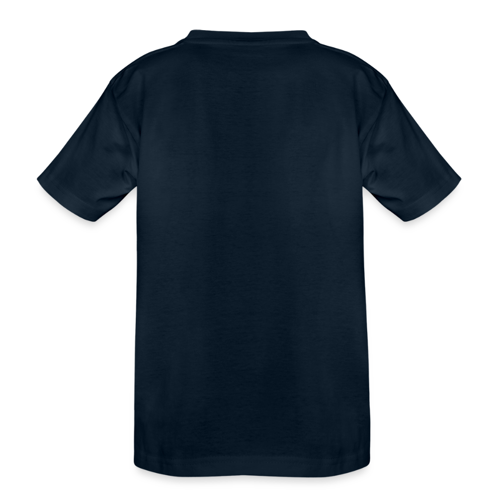 Kids Organic T-shirt - Hangeul Navy - deep navy