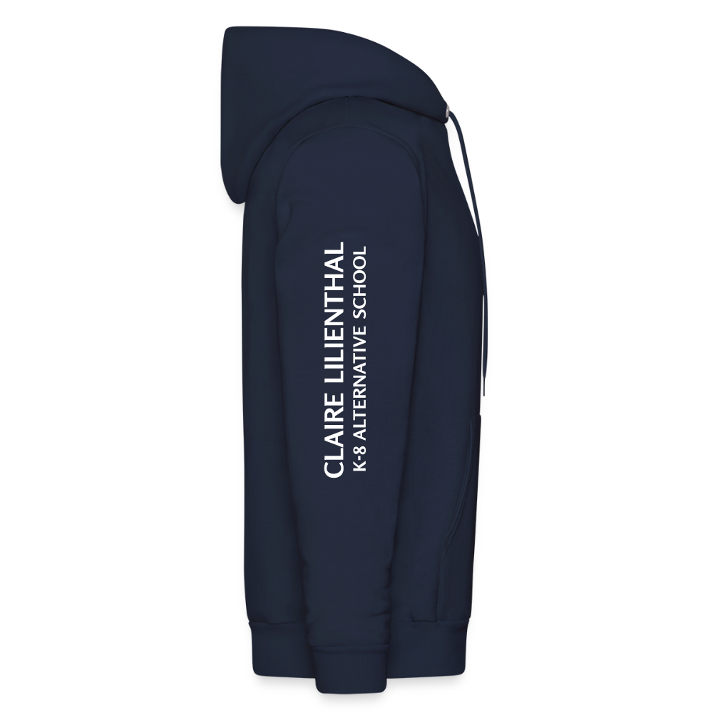 Adult Hooded Sweatshirt - Soccer - Personalized - navy