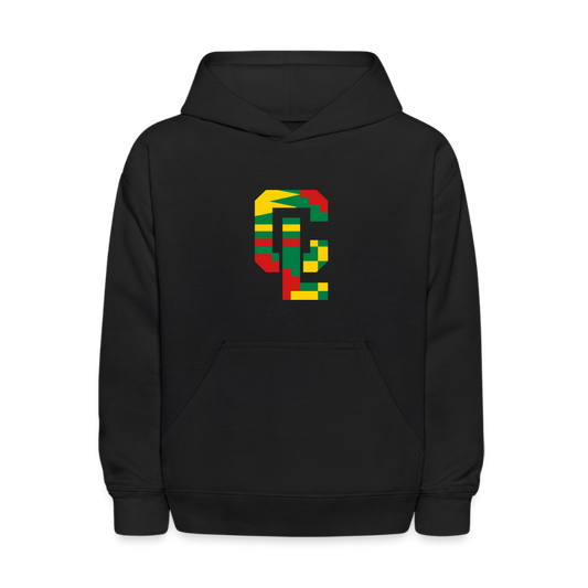 Kids Hooded Sweatshirt - CL BSU - black