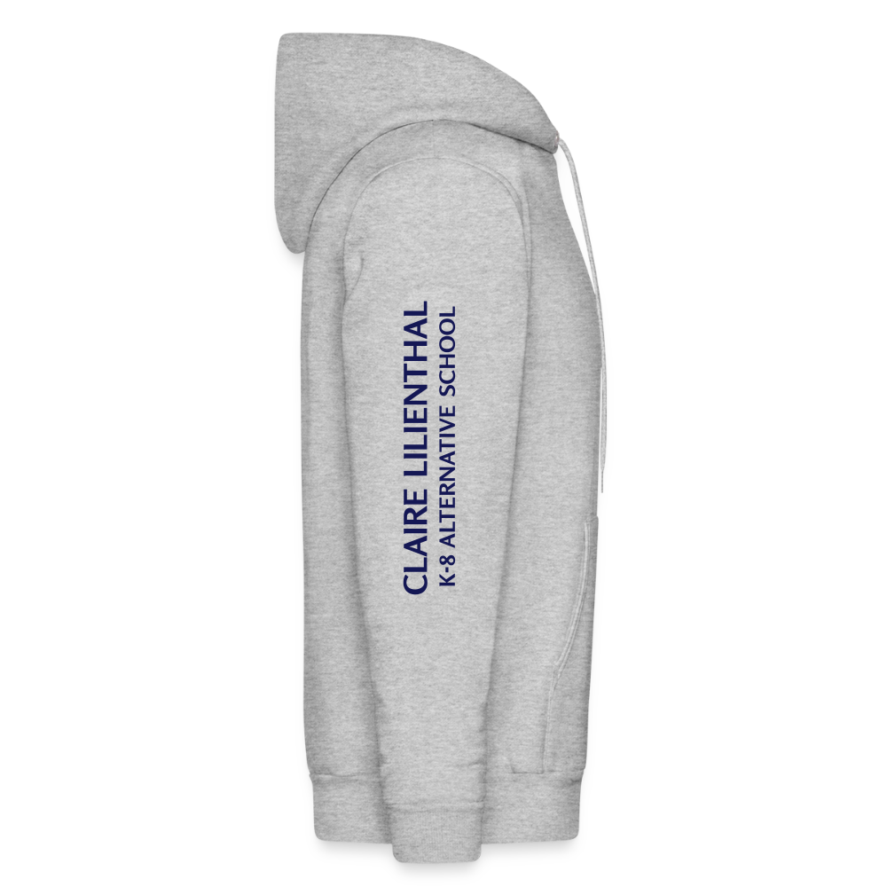 Adult Hooded Sweatshirt - Hangeul Gray - heather gray