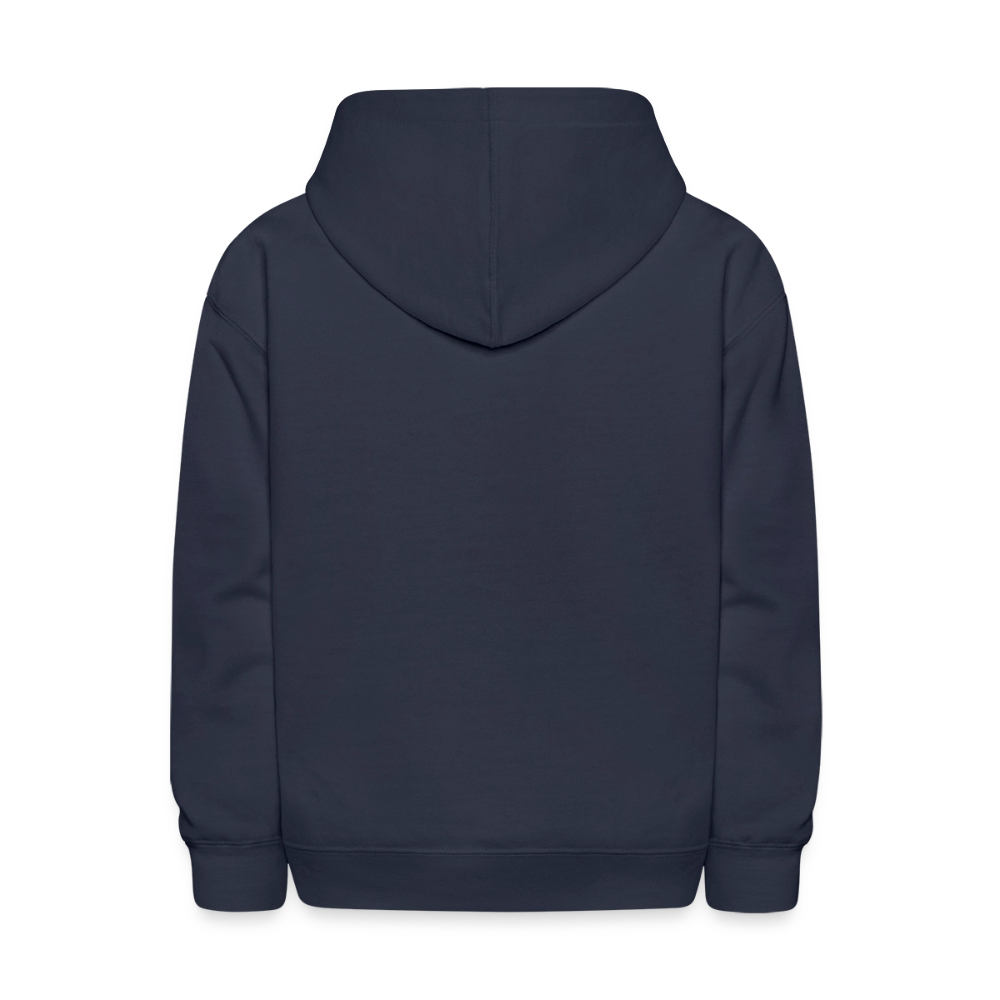 Kids Hooded Sweatshirt - RUN Navy - navy