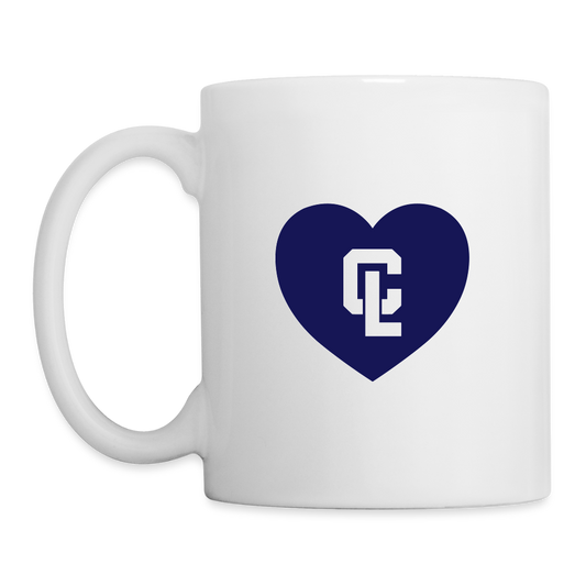 Mug - CL White 💙 Heart - white