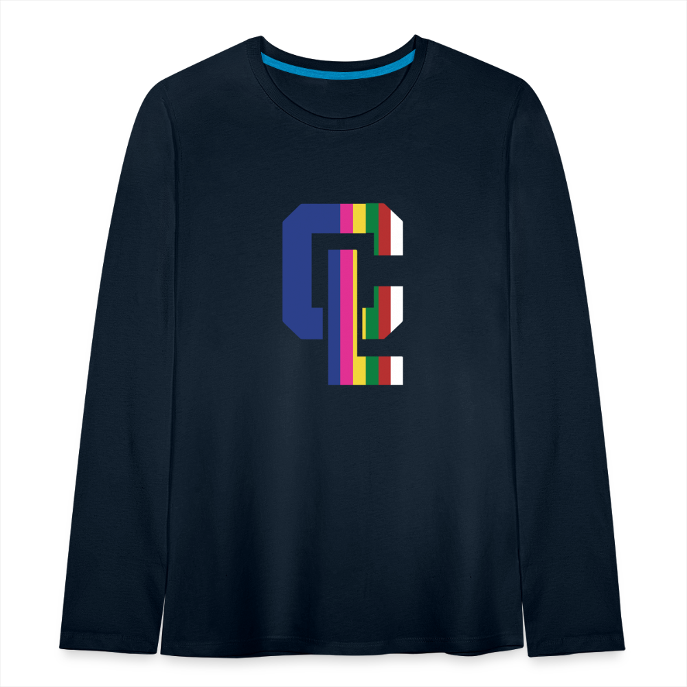 Kids Long-sleeve Shirt - CL Saekdong - deep navy