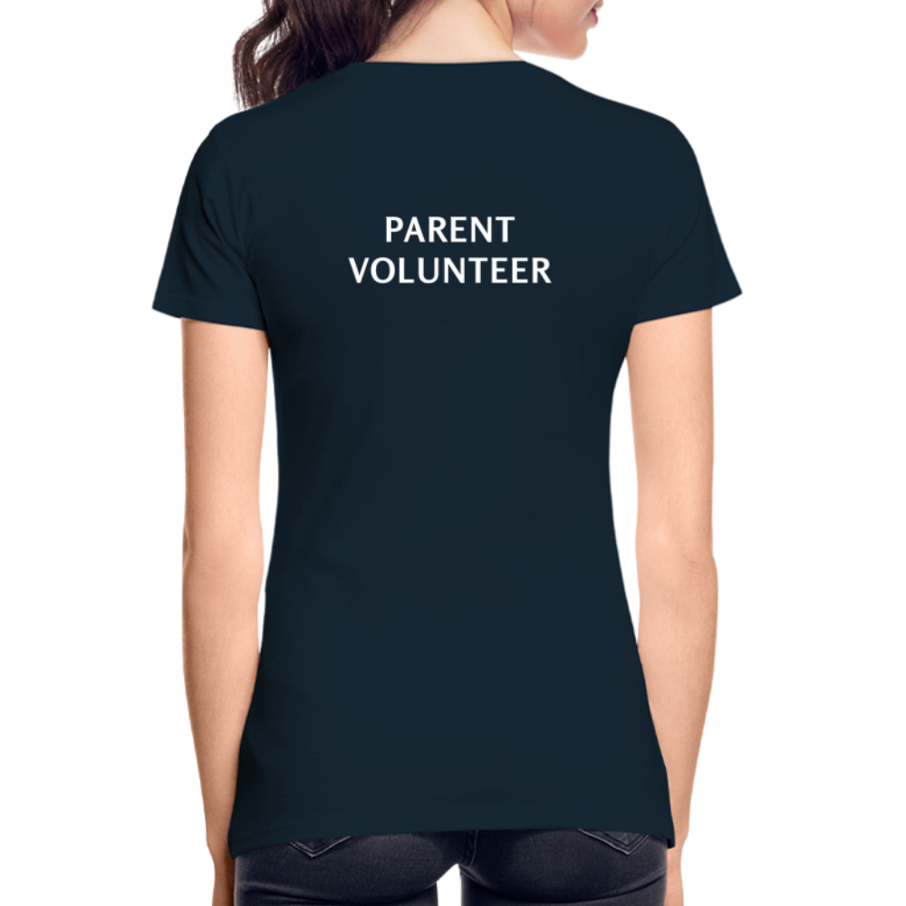 Womens Organic T-Shirt - CL Navy - Parent Volunteer - deep navy