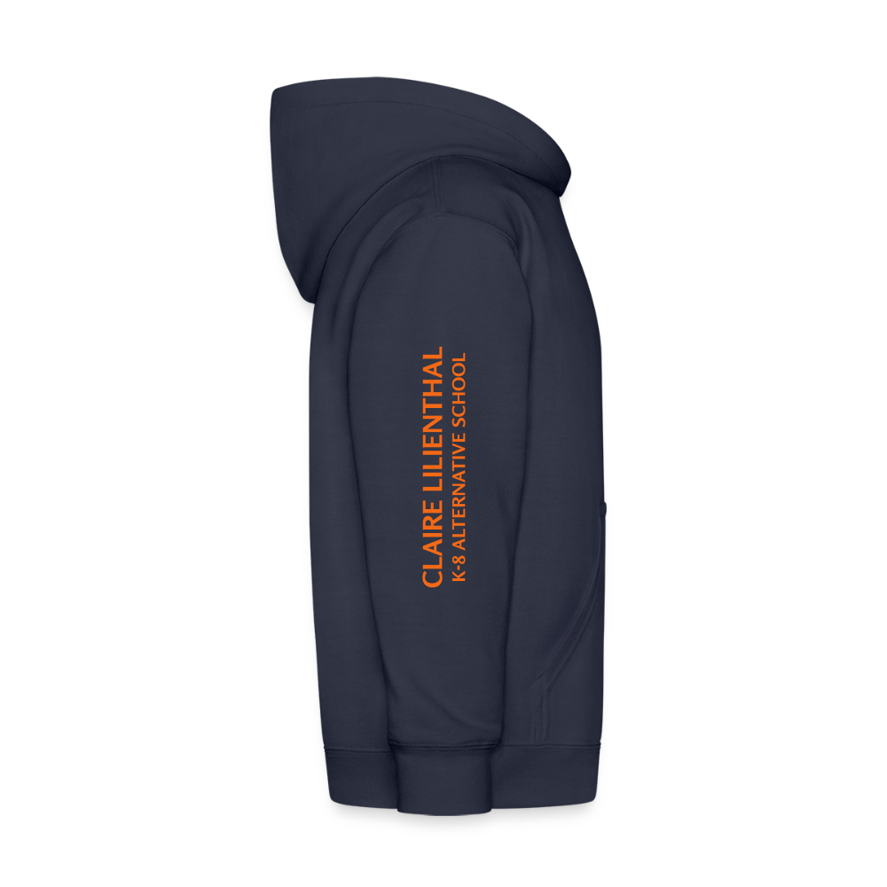 Kids Hooded Sweatshirt - VALUES Navy - navy