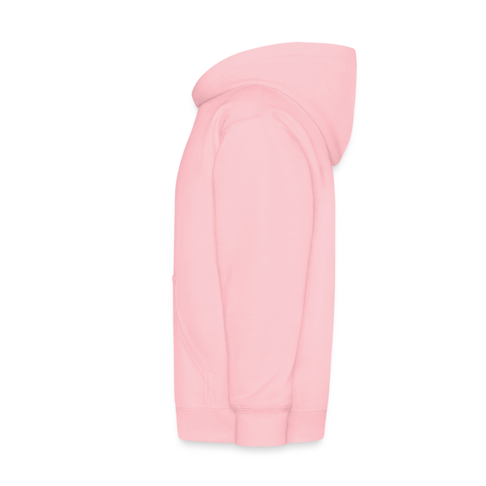 Kids Hooded Sweatshirt - Hangeul Pink - pink