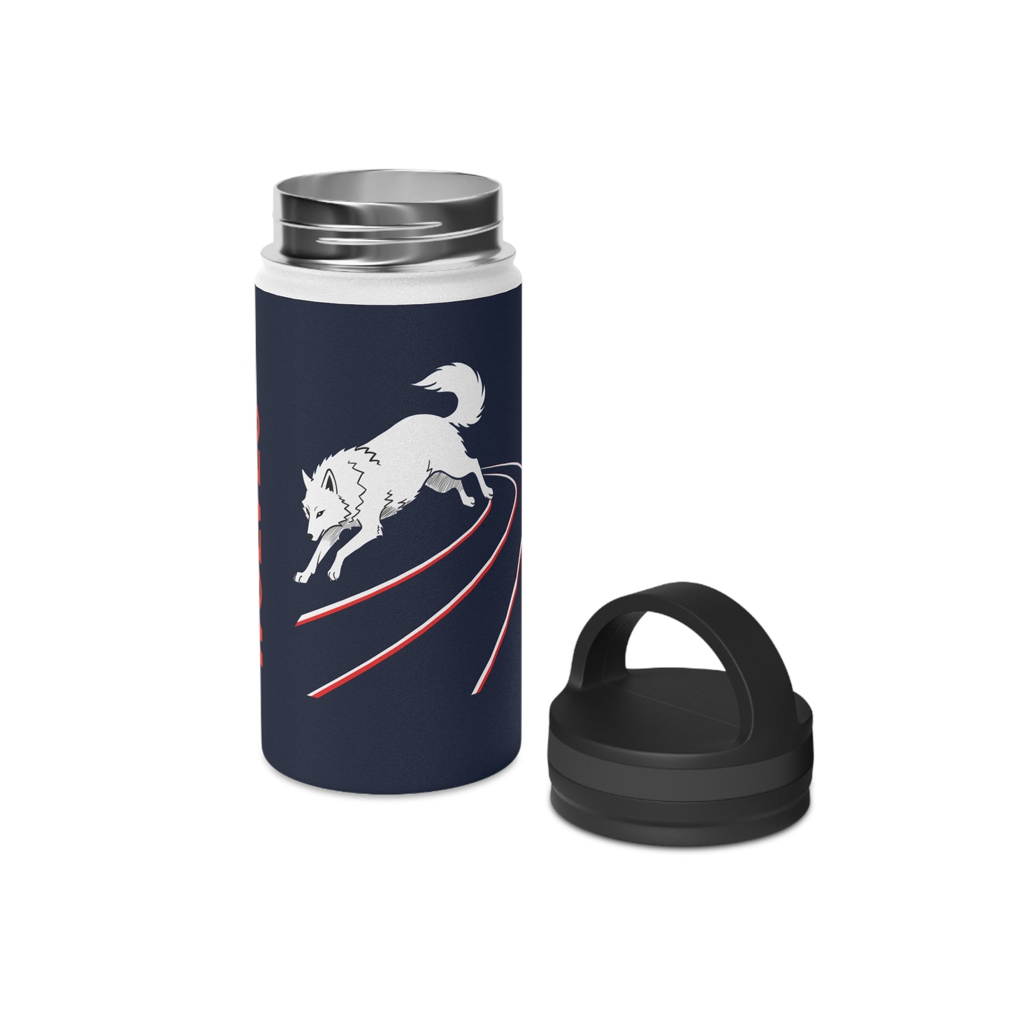 Water Bottle - RUN Navy - Personalized