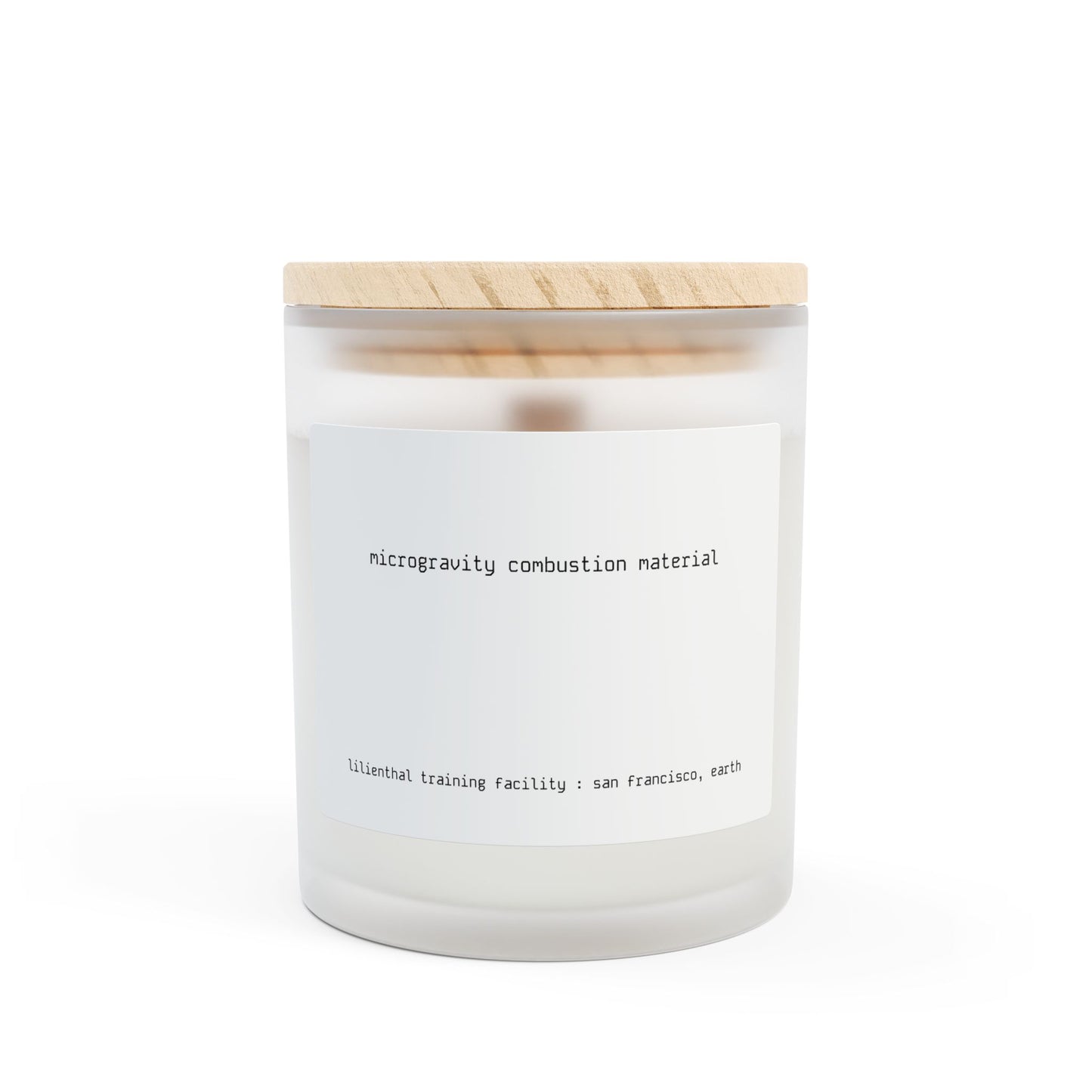 Frosted Glass Candle