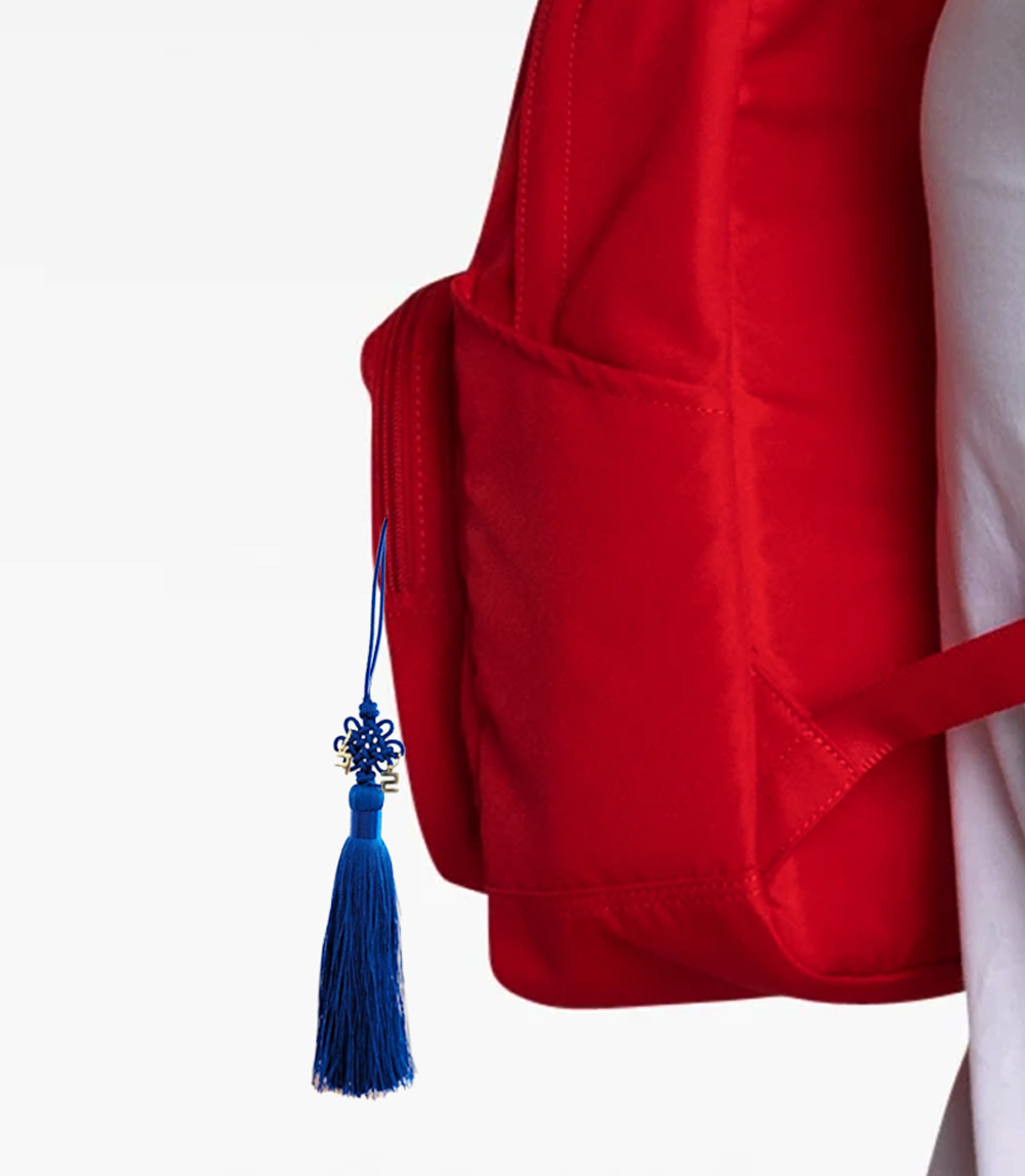 Norigae Bag Charm - Hangeul Blue