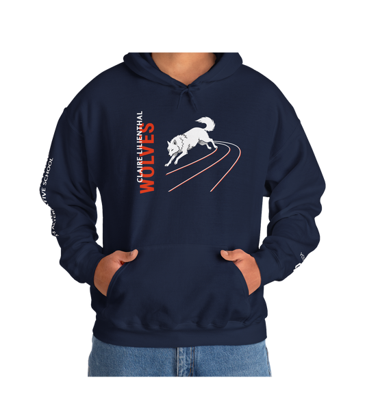 Adult Hooded Sweatshirt - RUN Navy