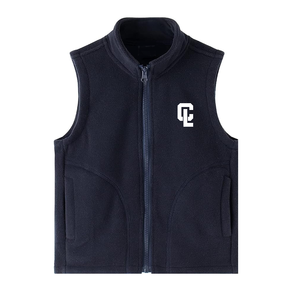 Kids Fleece Vest - CL Navy