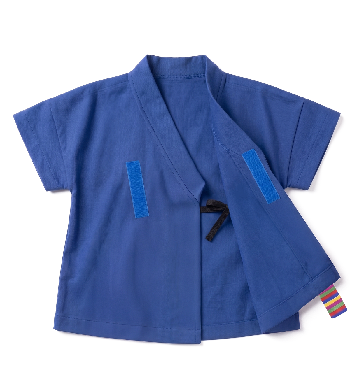 Kids Hanbok Shirt - Saekdong Blue